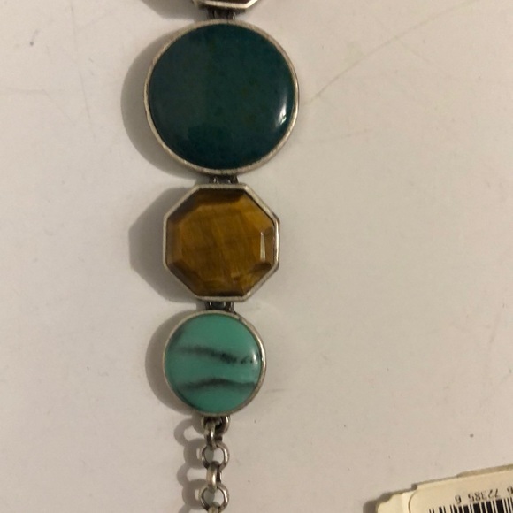 Bracelet: green & brown beads (Axcess) - Picture 5 of 11